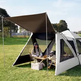 Намет чотиримісний автоматичний з тамбуром Naturehike Ango CNK2650WS019, коричневий — Photo 18