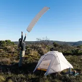 Матрац туристичний надувний одномісний Naturehike CNK2300DZ013, 185x55x3.5 см, світло-сірий, прямокутний — Photo 9