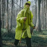 Дождевик-пончо легкий с рукавами Naturehike CNK2620FS011, L, зеленый — Photo 9