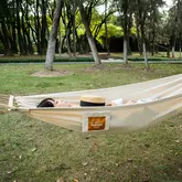 Гамак одномісний без перекидання Naturehike CNK2450WS018, бавовна, бежевий — Photo 12