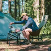 Стілець складаний ультралегкий Naturehike CNK2550JJ013 Yamami YL01, розмір L, алюміній, чорний — Photo 25