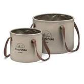 Відро складне Naturehike Round bucket PVC 10 л NH20SJ040 coffee — Photo 6