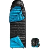 Спальник з натуральним пухом Naturehike CW400 NH18C400-D, p-р M, чорно-блакитний — Photo 9