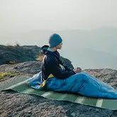 Килимок туристичний складаний одномісний IXPE Naturehike CNK2450WS044 з алюмінієвою плівкою, 195x60x1.8 см, оливковий — Photo 17