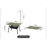 Складаний стіл Naturehike CNK2450JJ025, 60х40 см, алюміній, оливковий — Photo 8