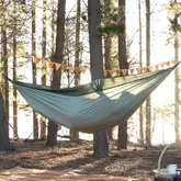 Гамак сверхлегкий Naturehike одинарный NH21DC011, бело-зеленый — Photo 4