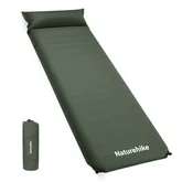 Матрац з подушкою ортопедичний одномісний Naturehike CNK2450WS020, самонадувний, 200х63х10 см, темно-зелений — Photo 7