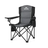 Комплект із крісел туристичних складаних (2 шт.) Naturehike ComfortMax Star T01 CNK2550JJ029, чорний — Photo 7