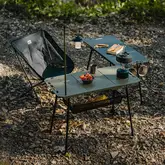 Складаний стіл Naturehike CNK2450JJ025, 80х40 см, алюміній, чорний — Photo 13