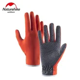 Рукавичкі нековзкі трикотажні Naturehike NH21FS035, розмір М, помаранчеві — Photo 4