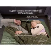 Спальный мешок двухместный с подушками Naturehike CNK2350WS019, зеленый — Photo 22