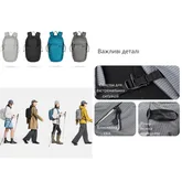 Рюкзак туристичний Naturehike CNK2450XB023, 20 л, синій — Photo 19