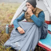 Спальник надлегкий Naturehike Summer LW180 NH21MSD09 лівий, (15°C), p-p XL, зелений — Photo 8