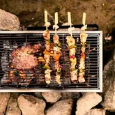 Гриль портативний Naturehike Picnic BBQ Grill NH20CJ006, р-р L, сталь — Photo 20