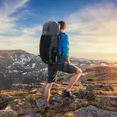 Рюкзак туристичний Naturehike Rock NH19BP095, 60+5 л, графіт в клітинку — Photo 17