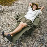 Крісло-шезлонг складане Naturehike CNK2550JJ023 Nightfall T05, сталь, хакі — Photo 22