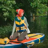 Рушник швидковисихаючий Naturehike CNK2300SS011, 100*30, помаранчевий — Photo 4