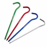 Колы с крючком алюминиевые Naturehike NH15A008-I, 16 см (8 шт) — Photo 4