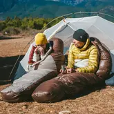 Спальник з натуральним пухом Naturehike Snowbird CNK2550WS014 SP550, p-р L, коричневий 992 г — Photo 9