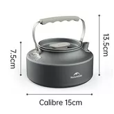 Чайник Naturehike CNK2450CF010 0.8 л, алюміній — Photo 10