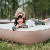 Самонадувний матрац, трьохмісний, із вбудованою помпою Naturehike CNK2450WS040, 250 мм, сірий — Photo 20