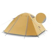 Намет тримісний Naturehike P-Series NH18Z033-P, 210T/65D, жовтий — Photo 7