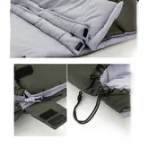 Спальник с капюшоном Naturehike U150 NH20MSD07, (11°C), левый, зеленый — Photo 6
