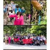 Трекінгова палиця 3-сек. Naturehike Women 6061 AL NH17D001-Z, 57-120 см, алюміній, золотиста — Photo 19