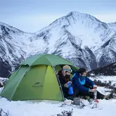 Намет двомісний зі сферичним куполом Naturehike Cloud Peak 2 NH17K240-Y 20D, темно-зелений — Photo 6