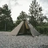 Намет із гострою верхівкою Naturehike CNK2300ZP025, коричневий — Photo 11