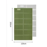 Килимок туристичний складаний двомісний IXPE Naturehike CNK2450WS044 з алюмінієвою плівкою, 200x120x1.8 см, оливковий — Photo 9
