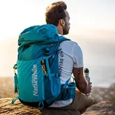 Рюкзак туристичний Naturehike NH18Y045-Q, 45 л, Блакитний — Photo 7