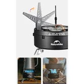 Трьохконфорковий газовий пальник Naturehike CNK2450CF019 — Photo 13