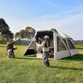 Намет чотиримісний автоматичний з тамбуром Naturehike Ango CNK2650WS019, коричневий — Photo 16