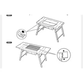 Стіл для барбекю сталевий Naturehike CNK2350CF018, чорний — Photo 16