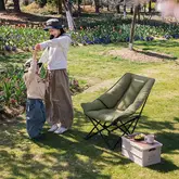 Крісло туристичне складане з високою спинкою Naturehike CNK2450JJ020, зелений — Photo 7