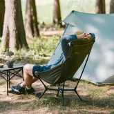 Стілець складаний ультралегкий Naturehike CNK2550JJ013 Yamami YL01, розмір L, алюміній, чорний — Photo 22