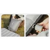 Матрац туристичний надувний одномісний Naturehike CNK2450WS034, 198х68х9.5 см, білий, для кемпінгу із мішком для надування — Photo 20