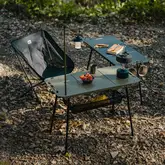 Складаний стіл Naturehike CNK2450JJ025, 80х40 см, алюміній, оливковий — Photo 17