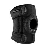 Бандаж на коліно туристичний з пружинною підтримкою Naturehike Qingyue CNK2650DS010, чорний — Photo 5
