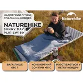 Спальник надлегкий Naturehike Sunny Day PL01 LW180 CNK2550WS026, (15°C), p-p regular, блакитний — Photo 13