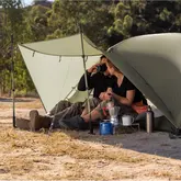 Палатка трехместная ультралегкая Naturehike Mongar UL CNK2550WS037, зеленая — Photo 7