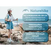 Трекинговая палка Naturehike CNK2550DS013, 90-120 см, голубая — Photo 21