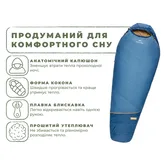 Спальник Naturehike Pro MG120 CNK2550WS044, p-p XL, голубой — Photo 12