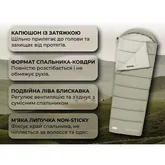 Спальний мішок з капюшоном Naturehike MS100 CNK2350WS023 правий, зелений — Photo 19