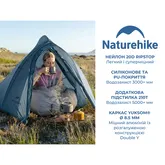 Намет надлегкий двомісний Naturehike Cloud Up Pro CNK2350WS020, 20D, блакитний — Photo 13