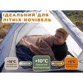 Спальник надлегкий Naturehike Sunny Day PL01 LW180 CNK2550WS026, (15°C), p-p regular, коричневий — Photo 13