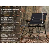 Кресло складное Naturehike Nightfall L04 CNK2300JJ018, алюминий, черный — Photo 12