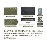 Намет надлегкий двомісний Naturehike Mongar Hiking Tent Pro CNK2550WS037, 20D, зелений — Photo 25