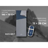 Спальник надлегкий Naturehike Sunny Day PL01 LW180 CNK2550WS026, (15°C), p-p regular, блакитний — Photo 17